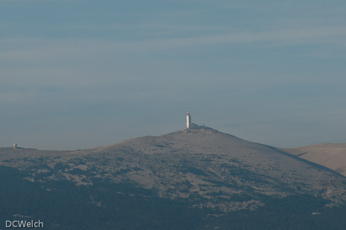 View of Mont Ventoux from our porch